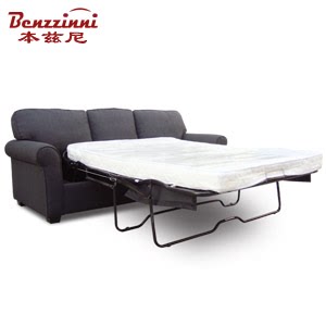 本兹尼#5033 大版多功能沙发床 三人1.5m 席梦思布艺可折叠沙发床
