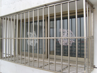 合肥恒信门窗304不锈钢防盗窗防盗网钢结构隔层护栏量大价优包装