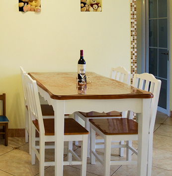 地中海餐桌椅/实木家具/实木美式乡村餐桌椅可做旧