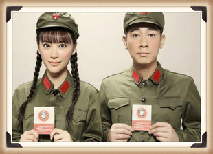 六一复古成人军装表演服红卫兵服装演出服成人男女款军装国庆戏服