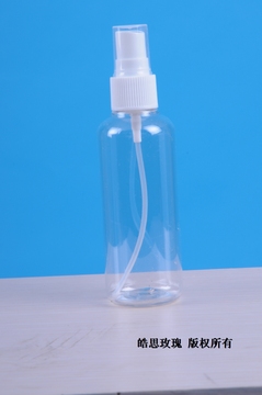 纯露分装小喷瓶无商标PET材质，100ml谢绝索要