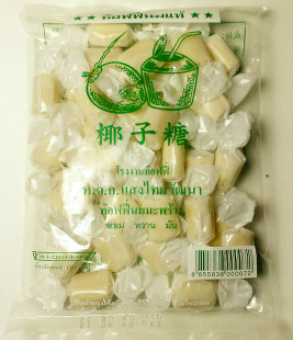 泰国特产进口食品椰子糖 旅游休闲软糖 110g袋装