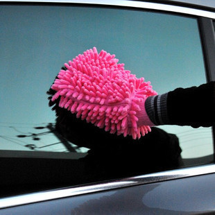 洗车手套 双面 擦车手套 珊瑚虫洗车手套 擦车手套双面 不伤玻璃