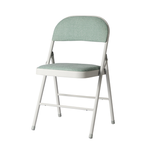 好事达 现代简易碳钢布面折叠椅靠背椅子 会客椅会议座椅18省包邮