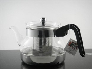 包邮亮典电磁炉煮茶壶不锈钢 耐高温玻璃长嘴茶壶耐热茶具 过滤网