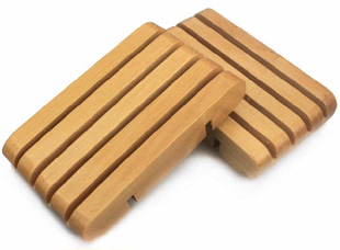 【买3面皂送皂托】天然木质皂盒批发 木质皂盒 手工皂架 皂托盘