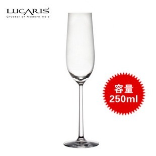 原装进口酒具泰国lucaris高级无铅水晶杯 香槟杯1盒包邮 正品特价