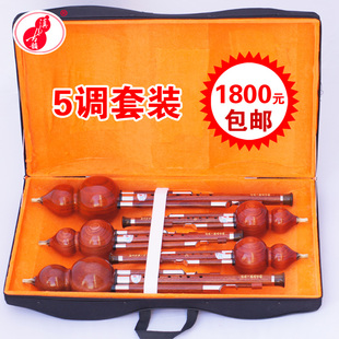 五调套装葫芦丝 滇南古韵 高档红木 专业演奏型 成人 儿童乐器