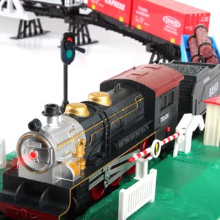 玩具火车 儿童电动火车模型玩具 仿真火车轨道 小火车轨道模型