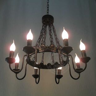 欧式吊灯简约复古餐厅创意美式客厅灯餐厅个性卧室灯具田园吊灯饰