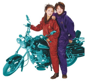 正品天堂时尚雨衣雨裤套装双层尼龙绸摩托车男女n211-2A