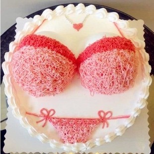 甘肃兰州生日蛋糕店创意文胸情趣蛋糕配送城关区七里河区安宁区