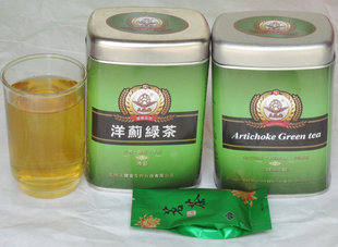 云南特产朝鲜蓟洋蓟绿茶铁罐装功夫茶养生茶美容养颜祛斑降三高
