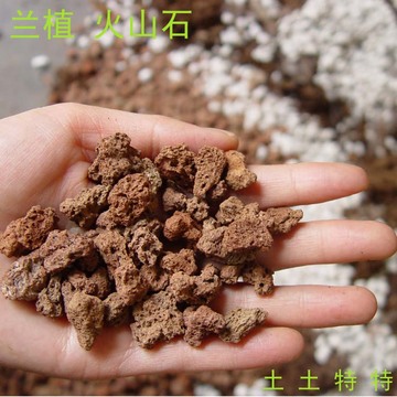 云南兰花种植颗粒植料火山石600克/1升袋装花卉营养土植料包邮