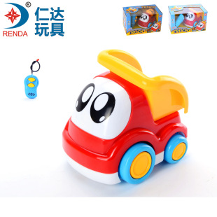 新款警车遥控车儿童遥控玩具电动玩具通道卡通小汽车安全儿童玩具