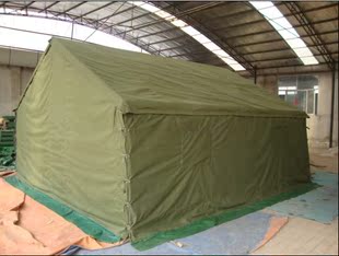 厂家直销3米*4米*1.8米*2.7米有机硅镀锌圆管棉帐篷施工民用帐篷