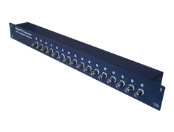 标准1U双绞线传输器 无源16路视频传输器 防雷抗干扰滤波型