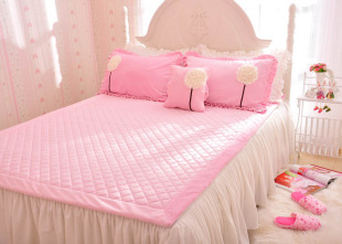 韩版天鹅绒夹棉绗缝床垫 薄垫子褥子床品配套出售多个颜色