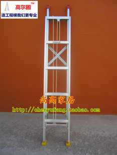 高尔固铝合金加厚单升降梯折叠工程伸缩梯子4米5米6米8米10米12米