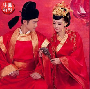 秀禾服中式男女结婚古装服装礼服嫁衣新娘敬酒婚礼新郎喜服龙凤