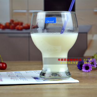 泰国Ocean 玻璃杯 球形玻璃杯 牛奶杯 玻璃杯水杯 啤酒杯 特价