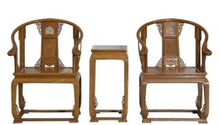新款太师椅  仿古红木圈椅 大气实木皇宫圈椅 茶桌椅子三件套