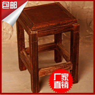 日式烧桐木实木家具方凳 实木 坐凳 两面用凳 方木凳子 实木