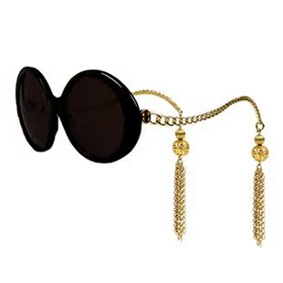 BGWG 重磅欧美灯笼流苏复古链条圆框金属墨镜太阳眼镜女式摩登特