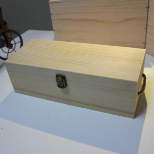 红酒盒红酒礼盒红酒包装盒单支订制木盒礼盒原色热卖订制