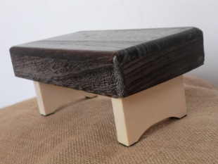 宝宝凳 烧桐木便携式小板凳/坐凳 可折叠实木搁脚凳 矮凳洗衣凳