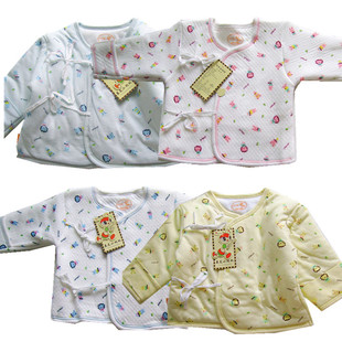 韩国正品益友小蚂蚁儿童婴儿内衣南极棉保暖单件上衣0-8个月秋冬