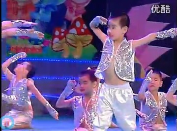 2015六一唐诗新唱舞台表演服亮片服儿童演出服