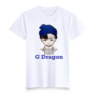 Bigbang权志龙GD卡通T恤T-Shirt同款Q版短袖周边应援打底服衫包邮