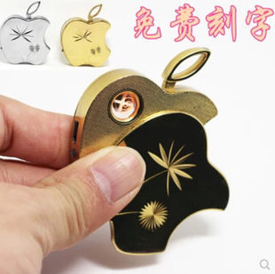 促销 生日礼物 苹果USB打火机 充电 电弧脉冲创意超薄电子点烟器