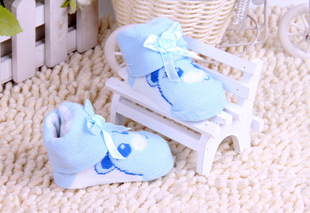 新生儿宝宝袜子 精梳棉袜春夏季全棉款婴儿袜手工缝头