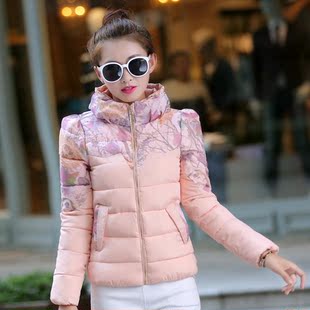 2015新款韩版羽绒小显瘦女式加厚棉袄冬装外套 棉服修身棉衣短oth