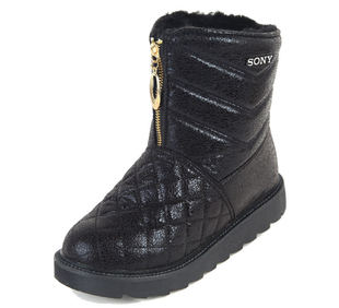 东北品牌女靴雪地靴中筒保暖雪地鞋冬季防滑防水棉靴加厚女鞋靴子