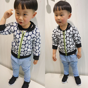 2015春季新款韩版儿童装长袖棒球服外套男童女童开衫潮款特价批发
