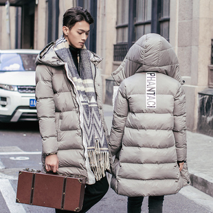 情侣装2015冬季新款韩国中长款棉服 男女学生qlz大码休闲棉衣外套