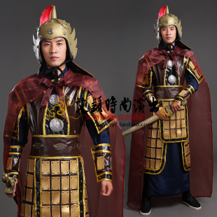 将军盔甲古装服装古代成人士兵战袍盔甲影视三国将军真人可穿盔甲