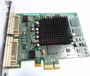 全新原装Matrox迈创 G550 PCIE 1X 双屏显卡多屏显卡 G55-MDDE32F