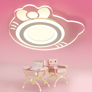 灯先生 led吸顶灯现代简约创意儿童房间kitty猫灯具女孩卧室书房
