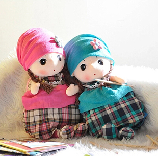 HWD豪伟达格格菲儿娃娃双肩包儿童玩具学生书包毛绒玩具背包礼物