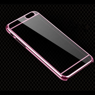 iphone6手机壳硬壳苹果6plus透明壳4.7超薄保护套6p电镀外壳puls
