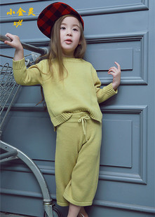 2016新款儿童装女童装春装女童毛线衣两件套装1-2-3-5-7岁韩版潮