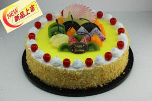 精美水果蛋糕模型 仿真蛋糕 蛋糕样品 蛋糕模型 蛋糕店展示蛋糕
