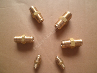 空调铜管对接头 铜钠子 双接头 铜管加长接头 空调配件