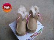 新款羊毛鞋 婴幼儿鞋 保暖鞋 儿童鞋 婴儿学步鞋 羊皮毛一体特价