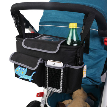 婴儿推车挂袋 婴儿车挂包袋 纸尿裤奶瓶收纳包 推车挂包 婴儿车包
