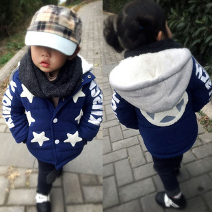 韩版冬装新款潮酷34567岁男女童装宝宝棉衣夹棉外套棉袄棉服上衣